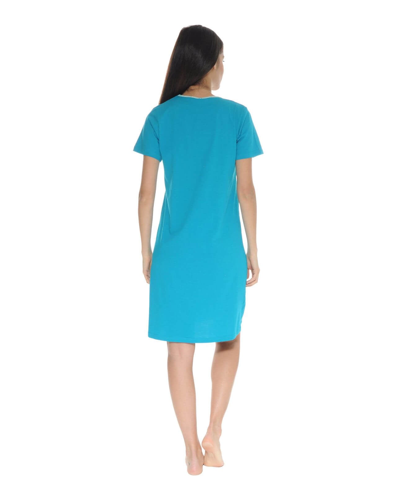 CHEMISE DE NUIT BLEU MADELINE