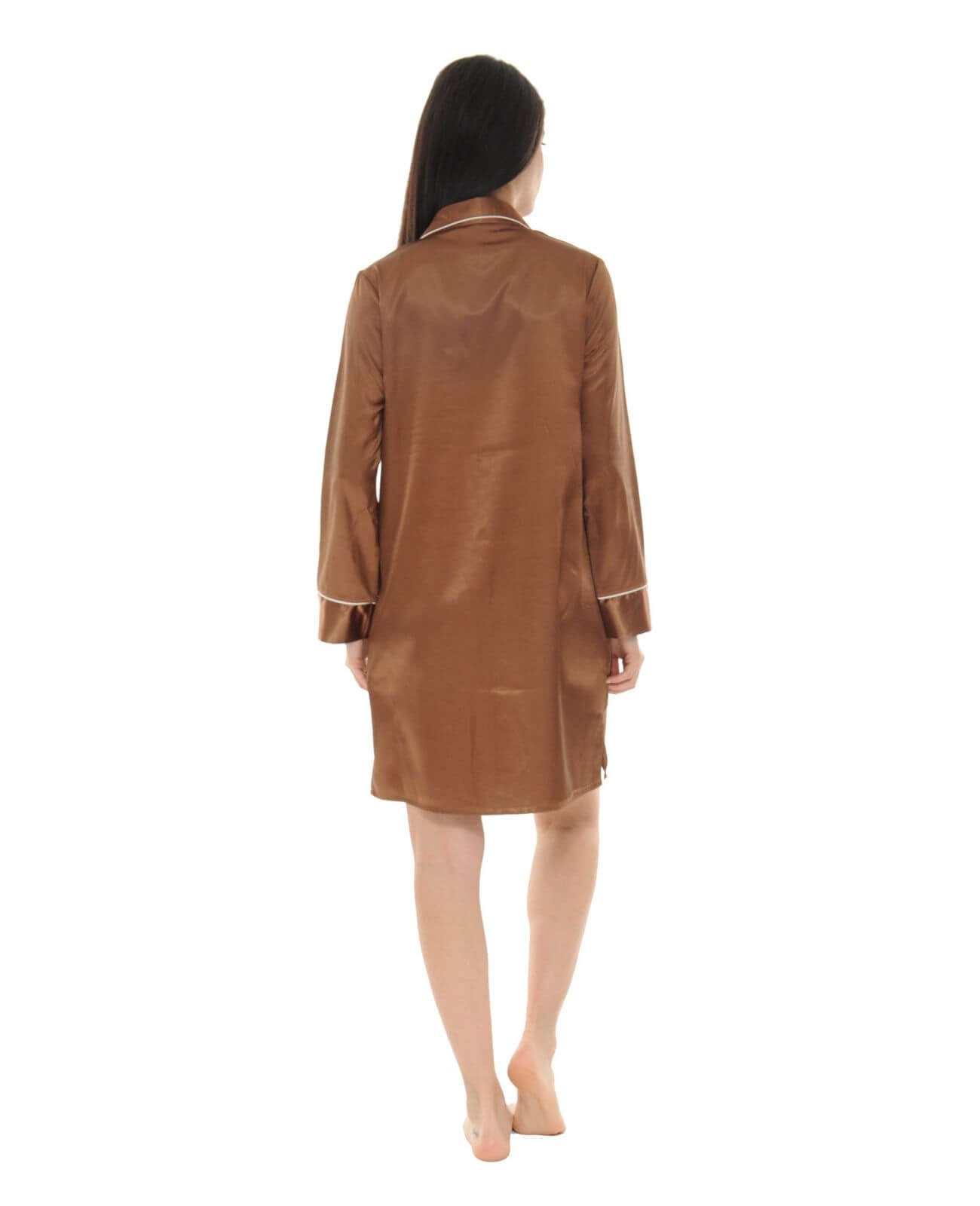 CHEMISE DE NUIT MARRON JAYNE