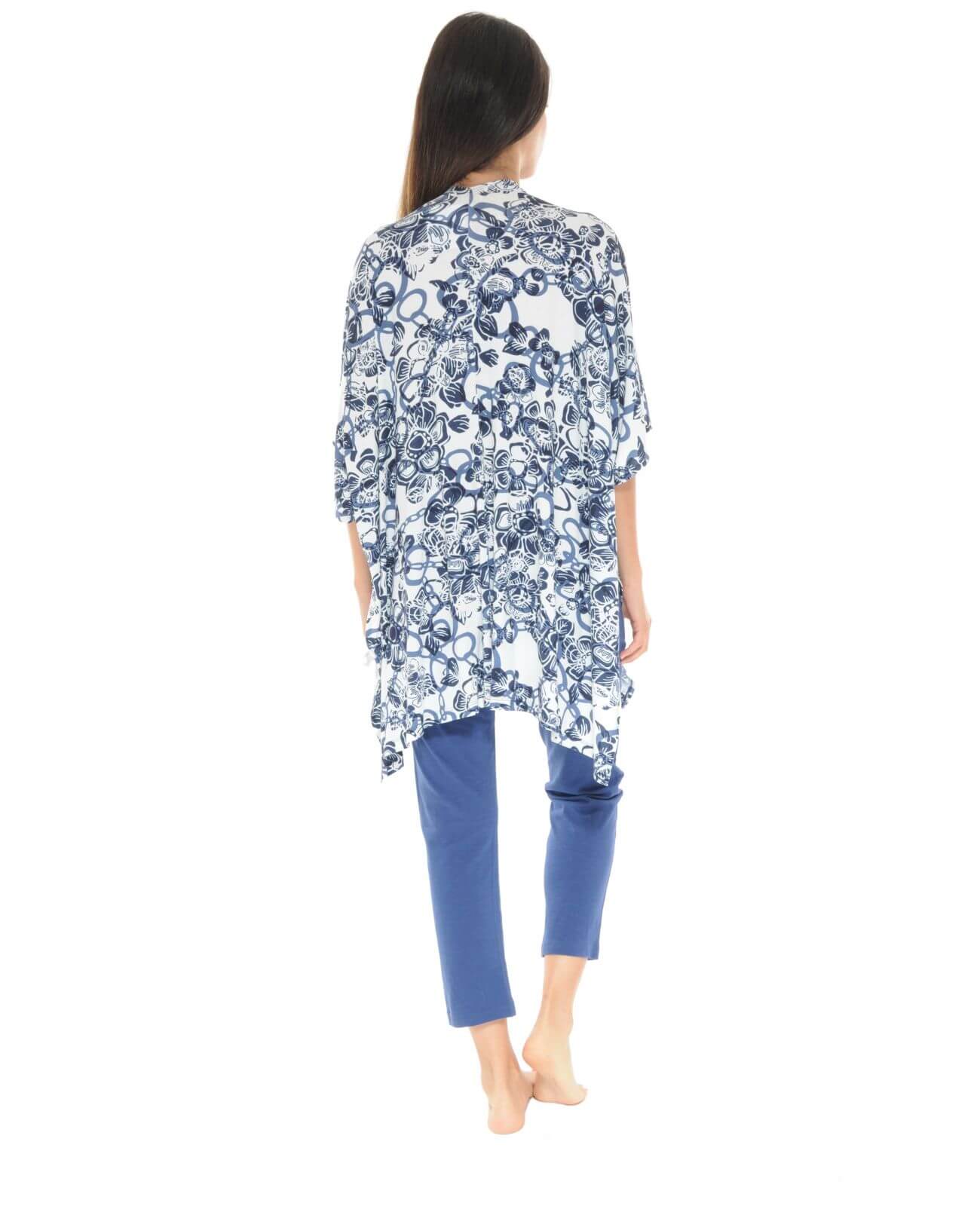 PONCHO D'ETE BLEU VALERY