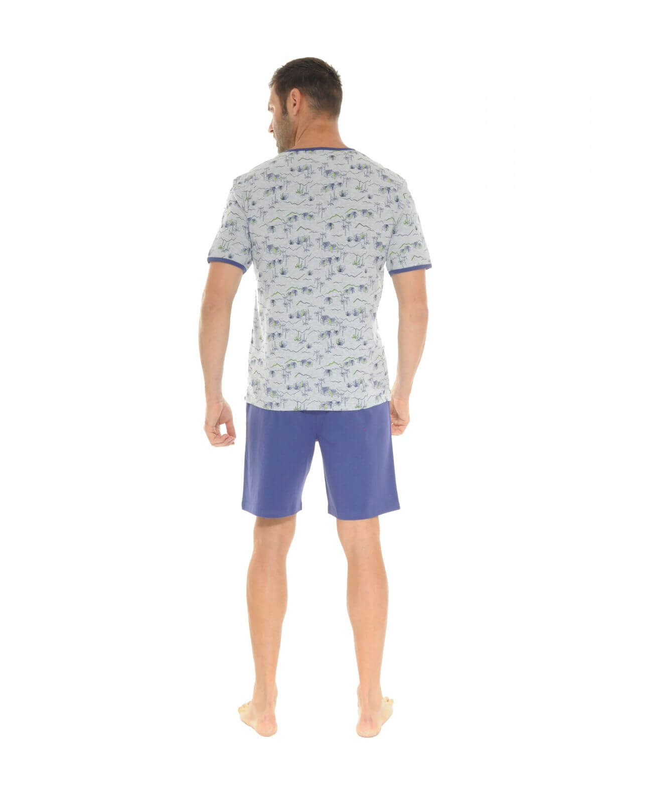 PYJAMA COURT GRIS WARNER
