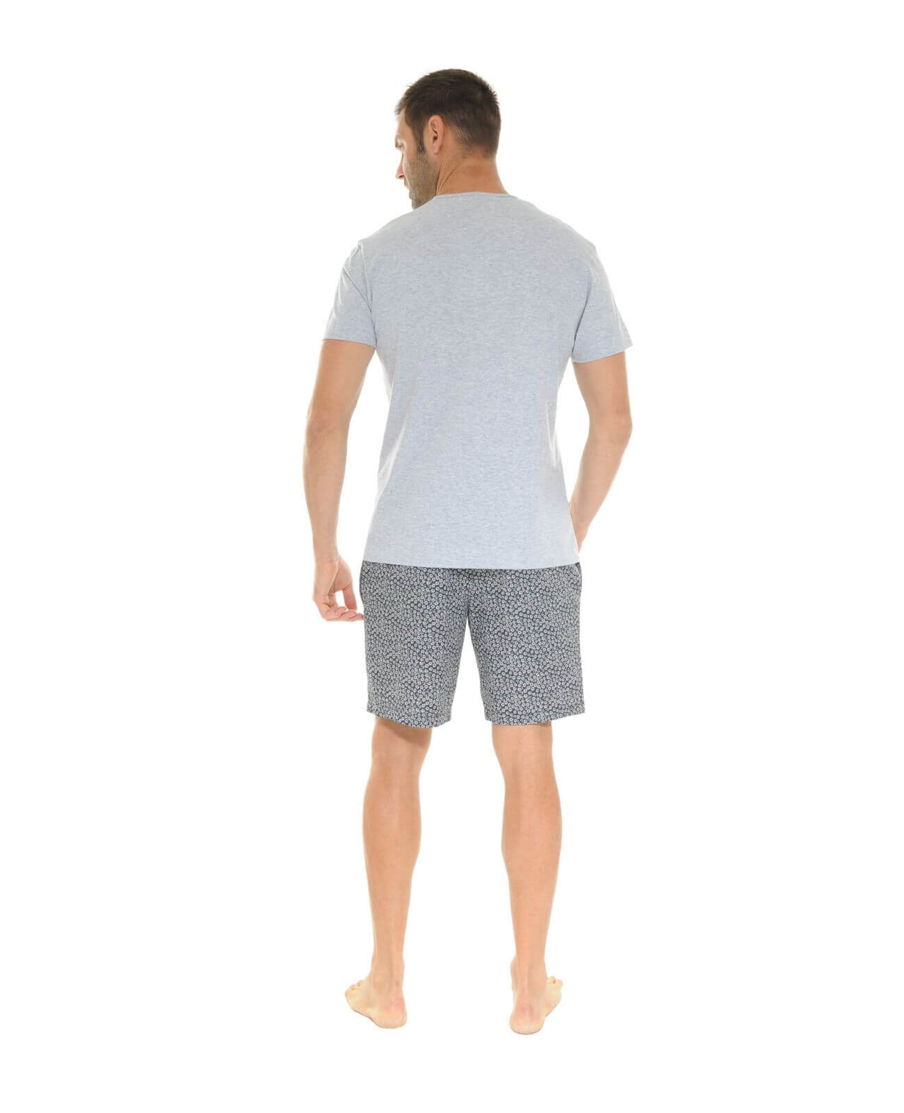 PYJAMA COURT GRIS XAO