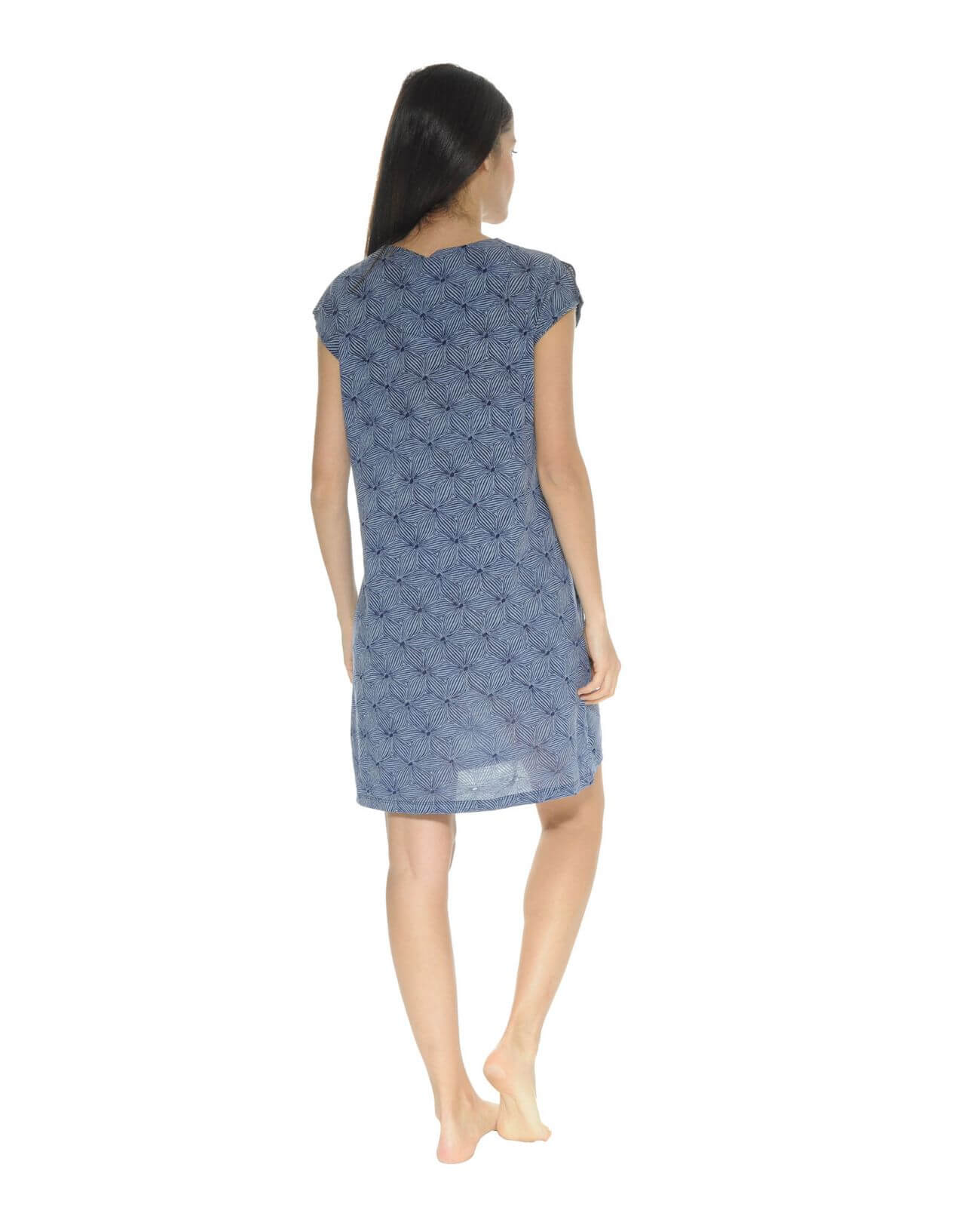 ROBE D'ETE BLEU MELEODORE