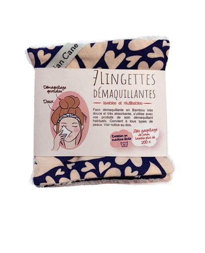  LINGETTES DÉMAQUILLANTES LAVABLES