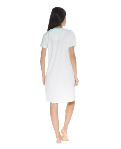  CHEMISE DE NUIT BLANC MADELINE
