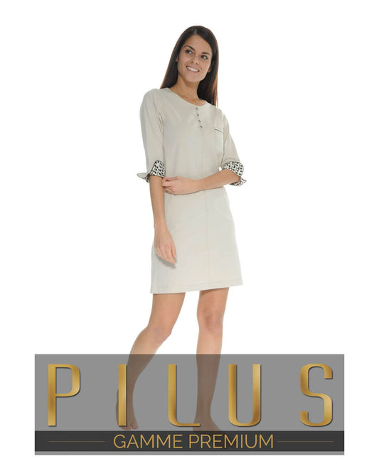 CHEMISE DE NUIT BLANC ODALIE