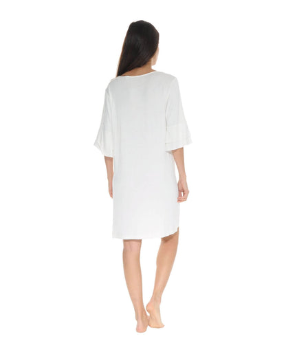  CHEMISE DE NUIT BLANC ORMELIA