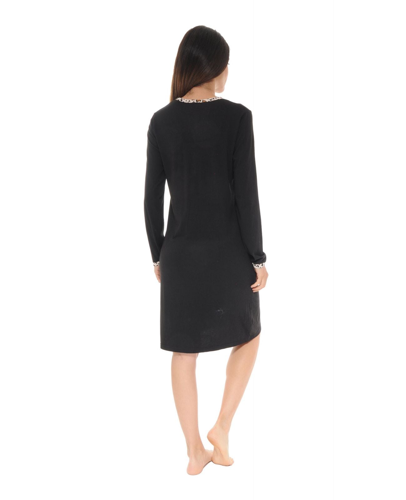  CHEMISE DE NUIT NOIR RIVA