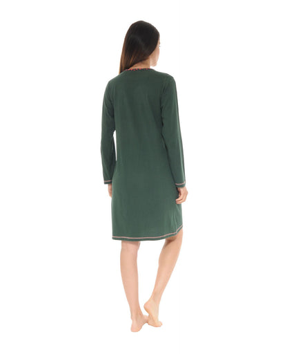  CHEMISE DE NUIT VERT ROSALIA