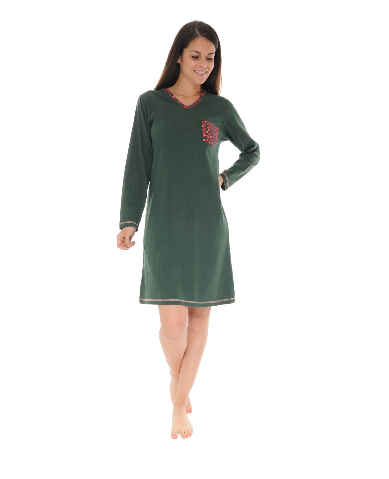  CHEMISE DE NUIT VERT ROSALIA