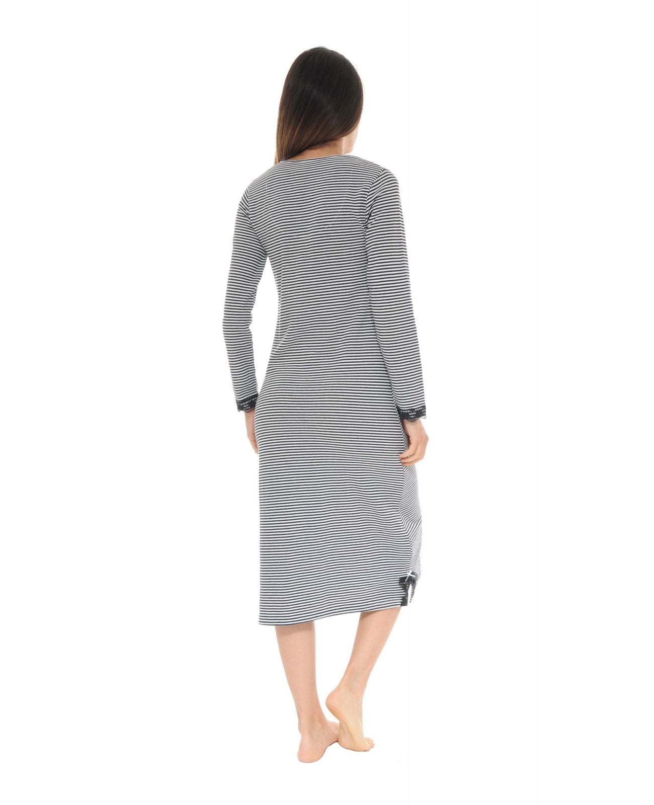  CHEMISE DE NUIT NOIR ROSIE