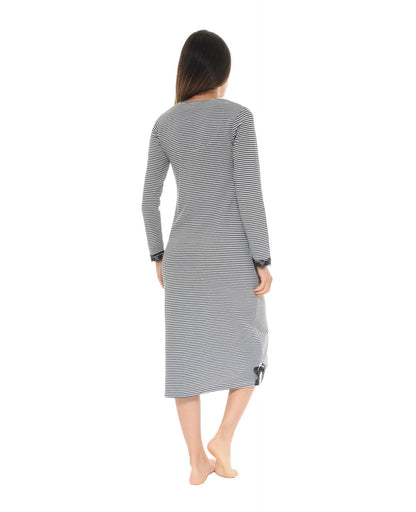  CHEMISE DE NUIT NOIR ROSIE