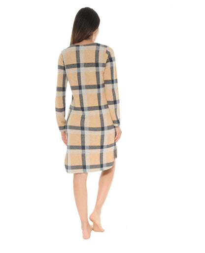  CHEMISE DE NUIT BEIGE THEA