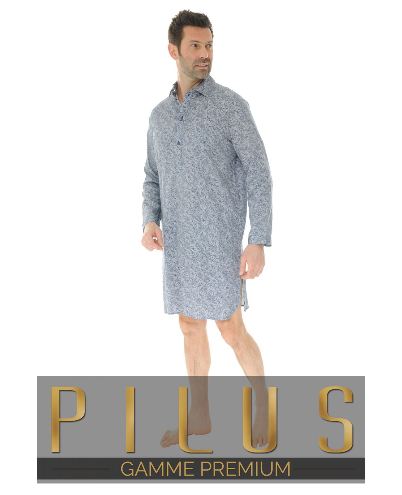 CHEMISE DE NUIT BLEU URIAS