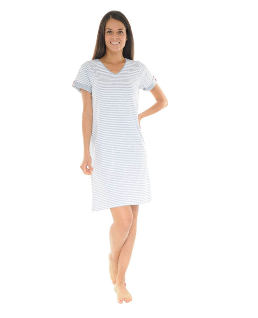  CHEMISE DE NUIT GRIS VERONIKA