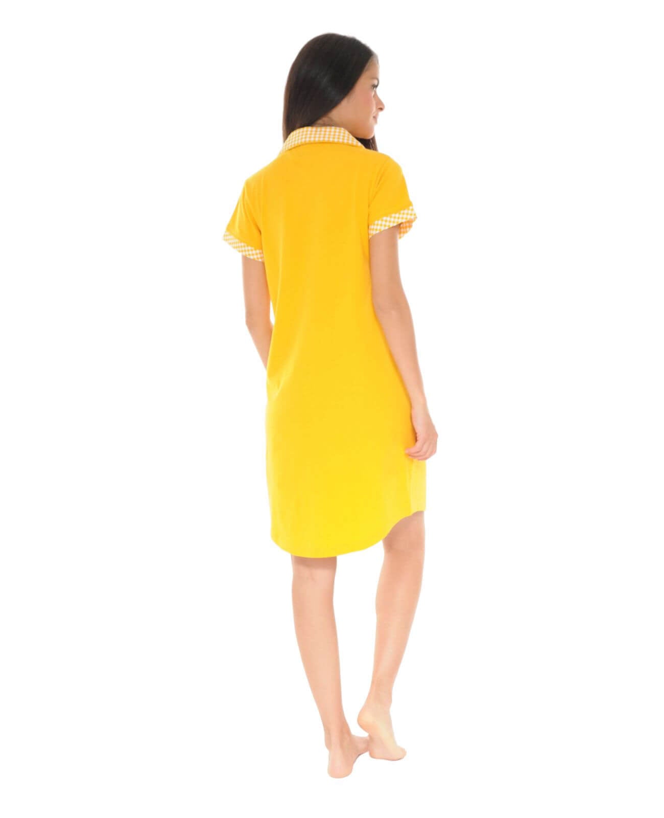  CHEMISE DE NUIT JAUNE VIANELLE