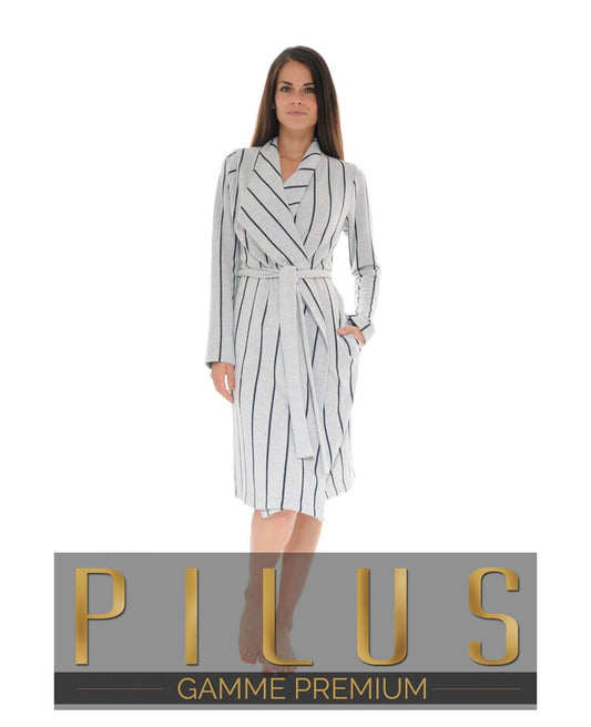  GILET LONG GRIS TIFAINE