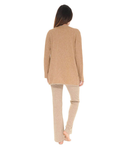  GILET COURT MARRON TOSCANE