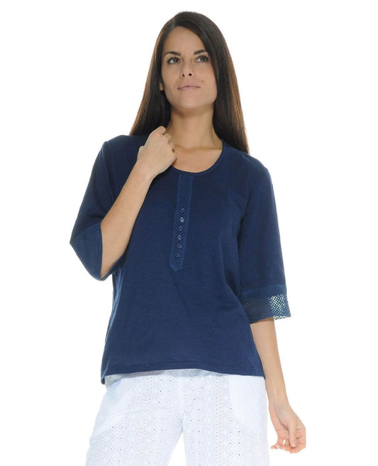  HAUT BLEU MANUELA