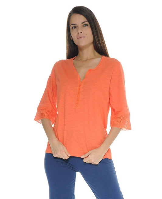  HAUT ORANGE MANUELA