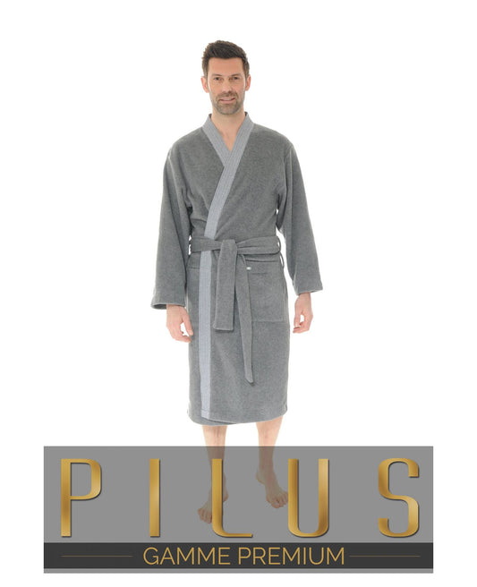  KIMONO LONG GRIS UBALDIN