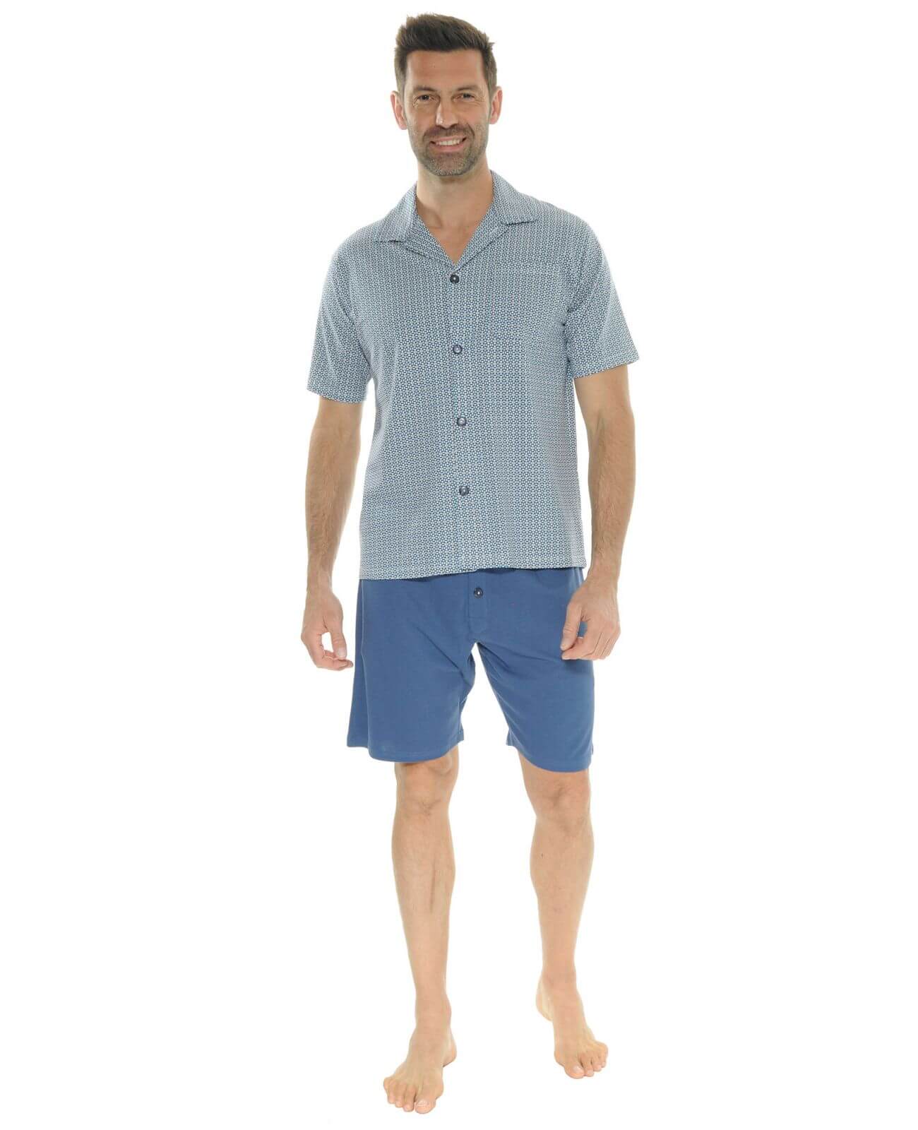  PYJAMA COURT BLEU NAEL