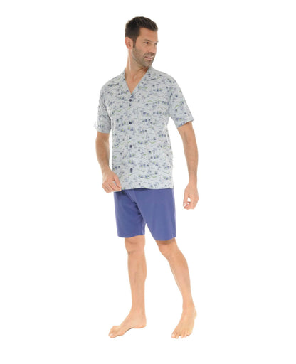  PYJAMA COURT GRIS WARNER