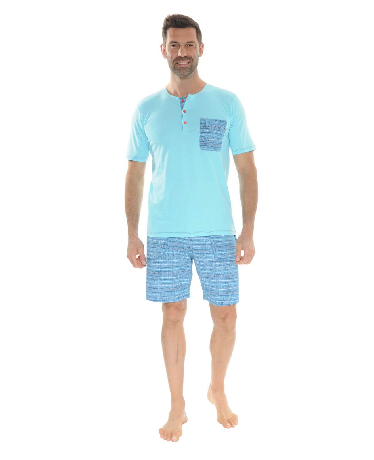  PYJAMA COURT BLEU NATAN