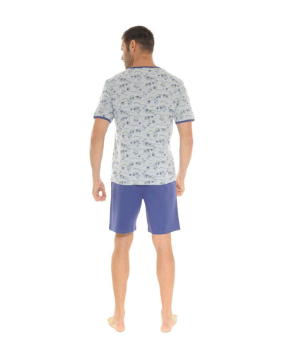  PYJAMA COURT GRIS WARNER