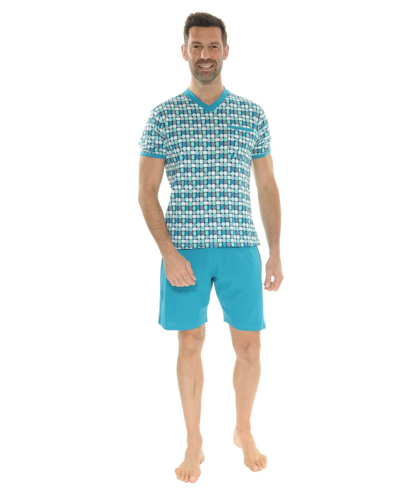  PYJAMA COURT BLEU NADEON
