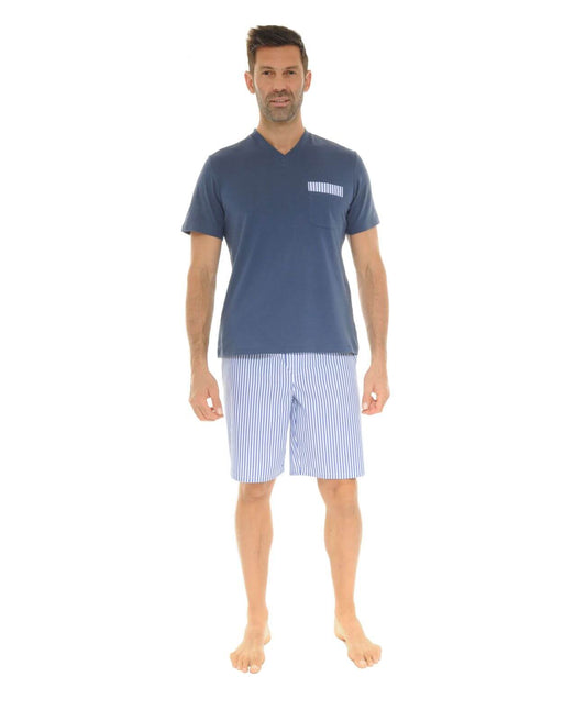  PYJAMA COURT BLEU WAYNE