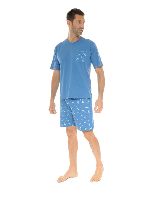  PYJAMA COURT BLEU WINSTON