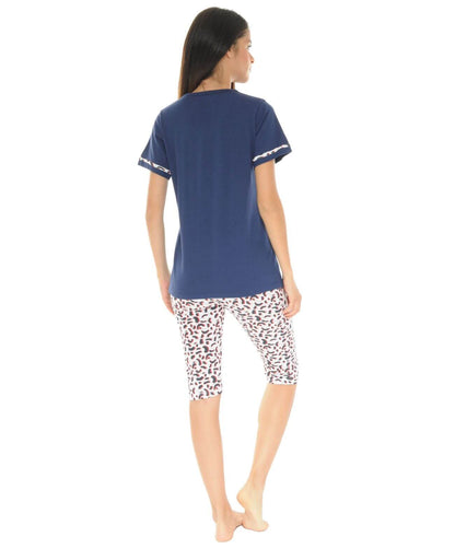  PYJAMA COURT BLEU VALIA