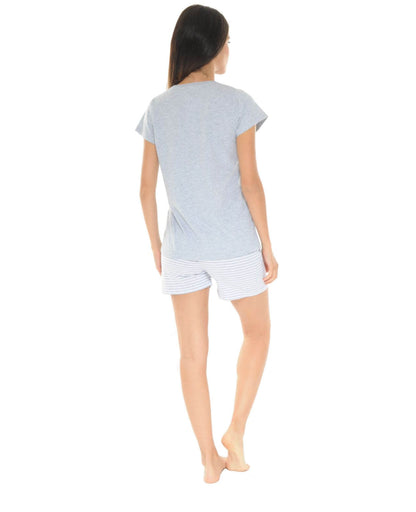  PYJAMA COURT GRIS VERONIKA