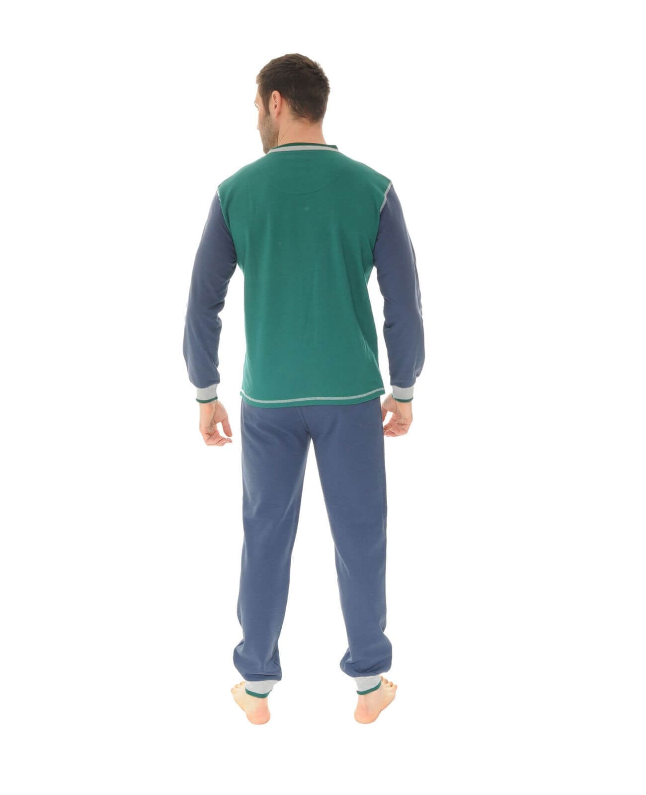 PYJAMA LONG JOGGING VERT SEYLAN