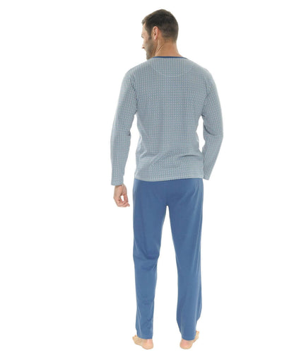 PYJAMA LONG BLEU NAEL