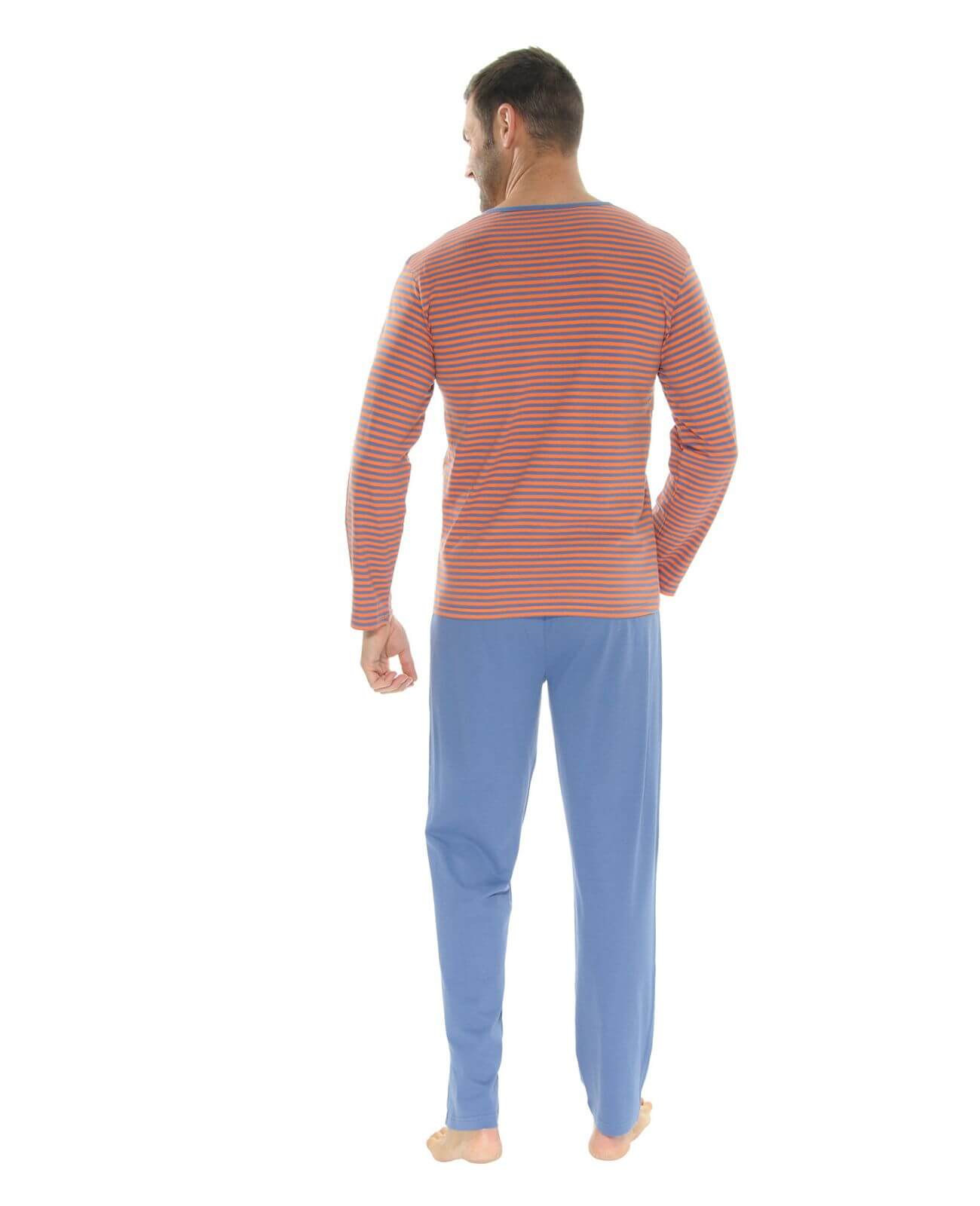  PYJAMA LONG ORANGE NICOLA