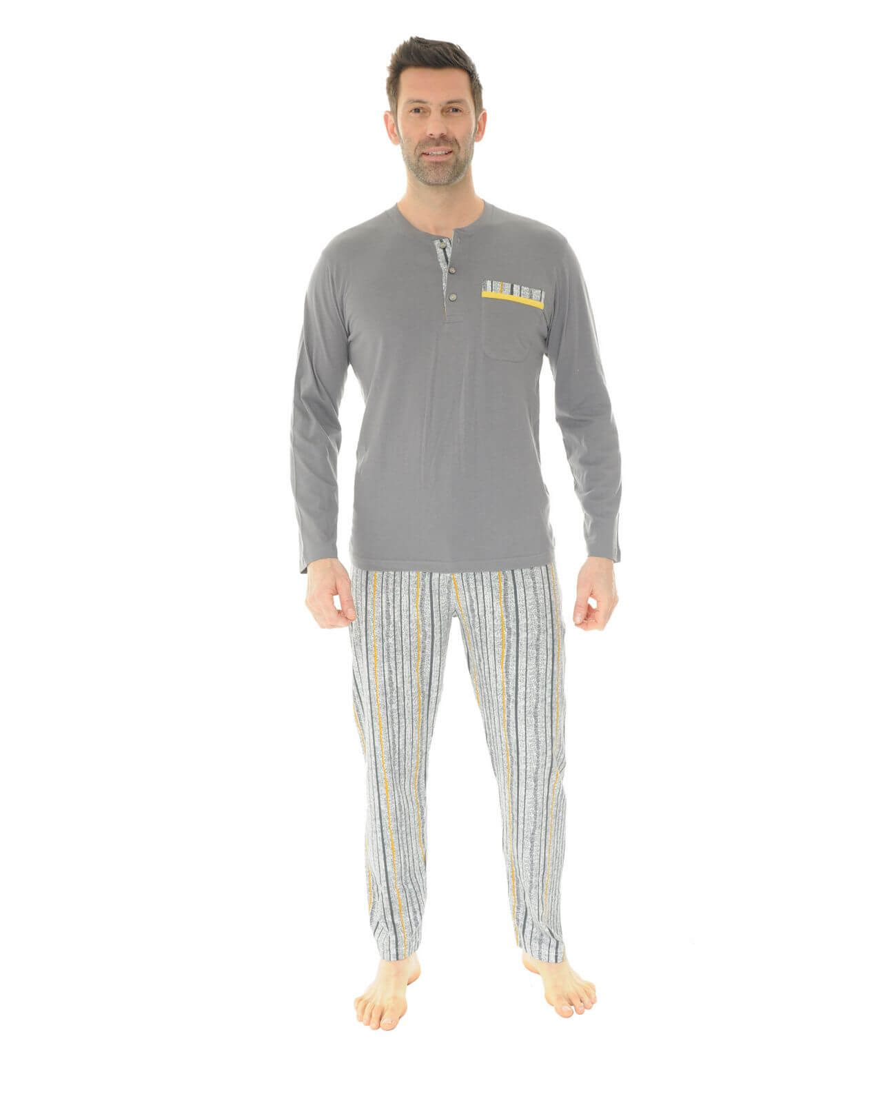  PYJAMA LONG GRIS SILVIO