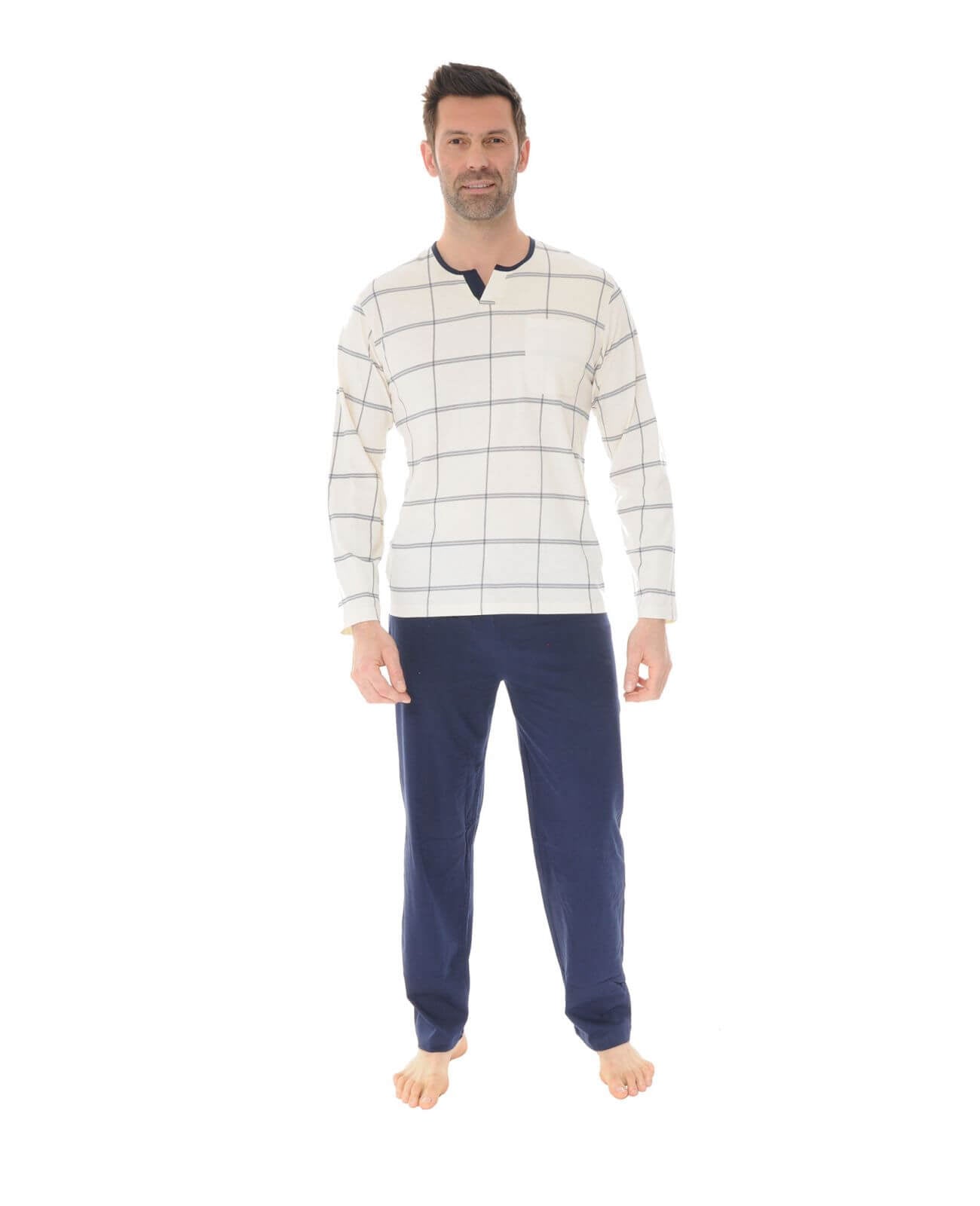  PYJAMA LONG ECRU SIMEO