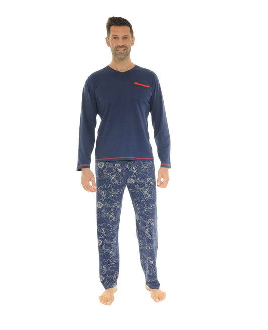  PYJAMA. BLEU WHALE