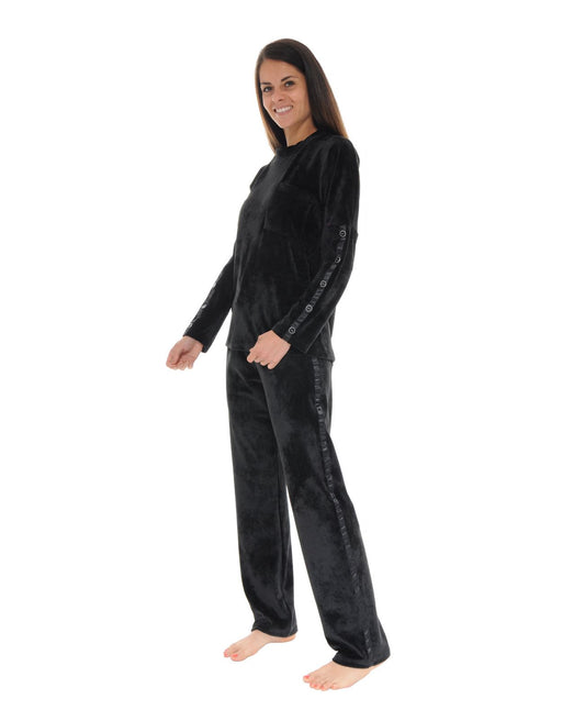  PYJAMA LONG NOIR RACKEL