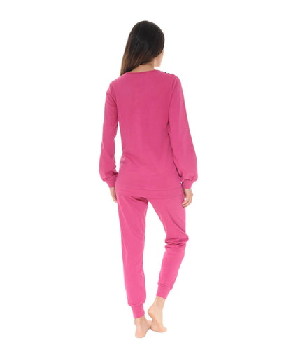  PYJAMA LONG ROSE REJANE