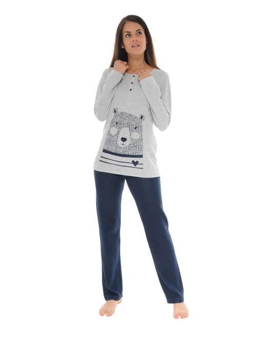  PYJAMA LONG GRIS ROBINE