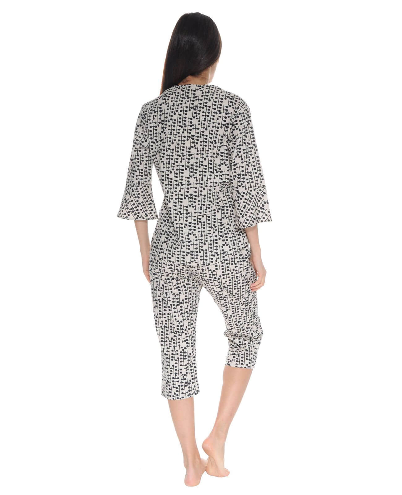  PYJAMA BOUTONNE BLANC ODALIE