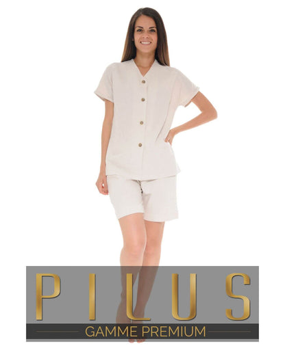  PYJAMA COURT BEIGE OLYMPIE