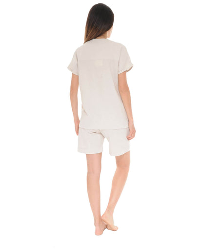  PYJAMA COURT BEIGE OLYMPIE