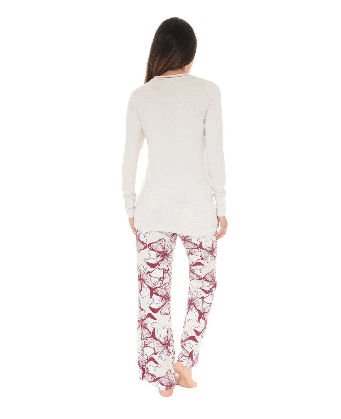  PYJAMA LONG ECRU TANYA