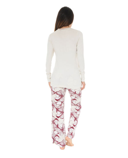  PYJAMA LONG ECRU TANYA