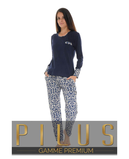  PYJAMA LONG BLEU TELIA