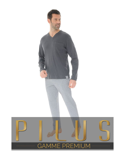  PYJAMA LONG GRIS UBALDIN