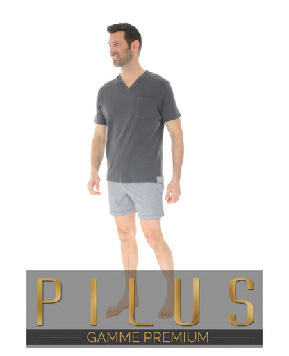  PYJAMA COURT GRIS UBALDIN